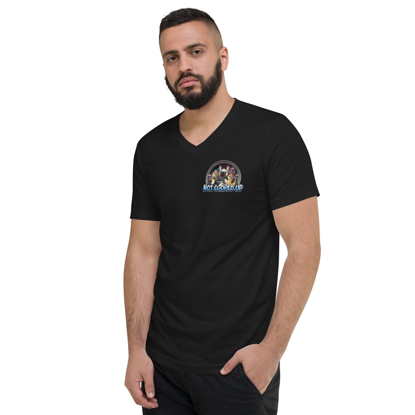 Short Sleeve Men's V-Neck T-Shirt