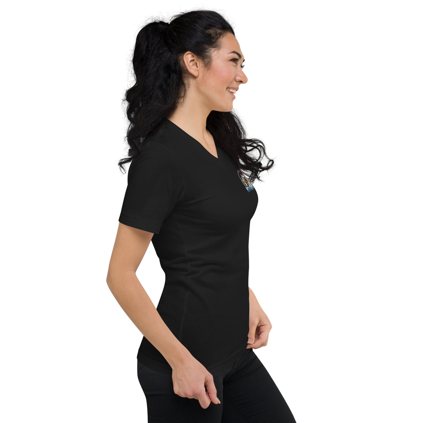 Short Sleeve Women's V-Neck T-Shirt