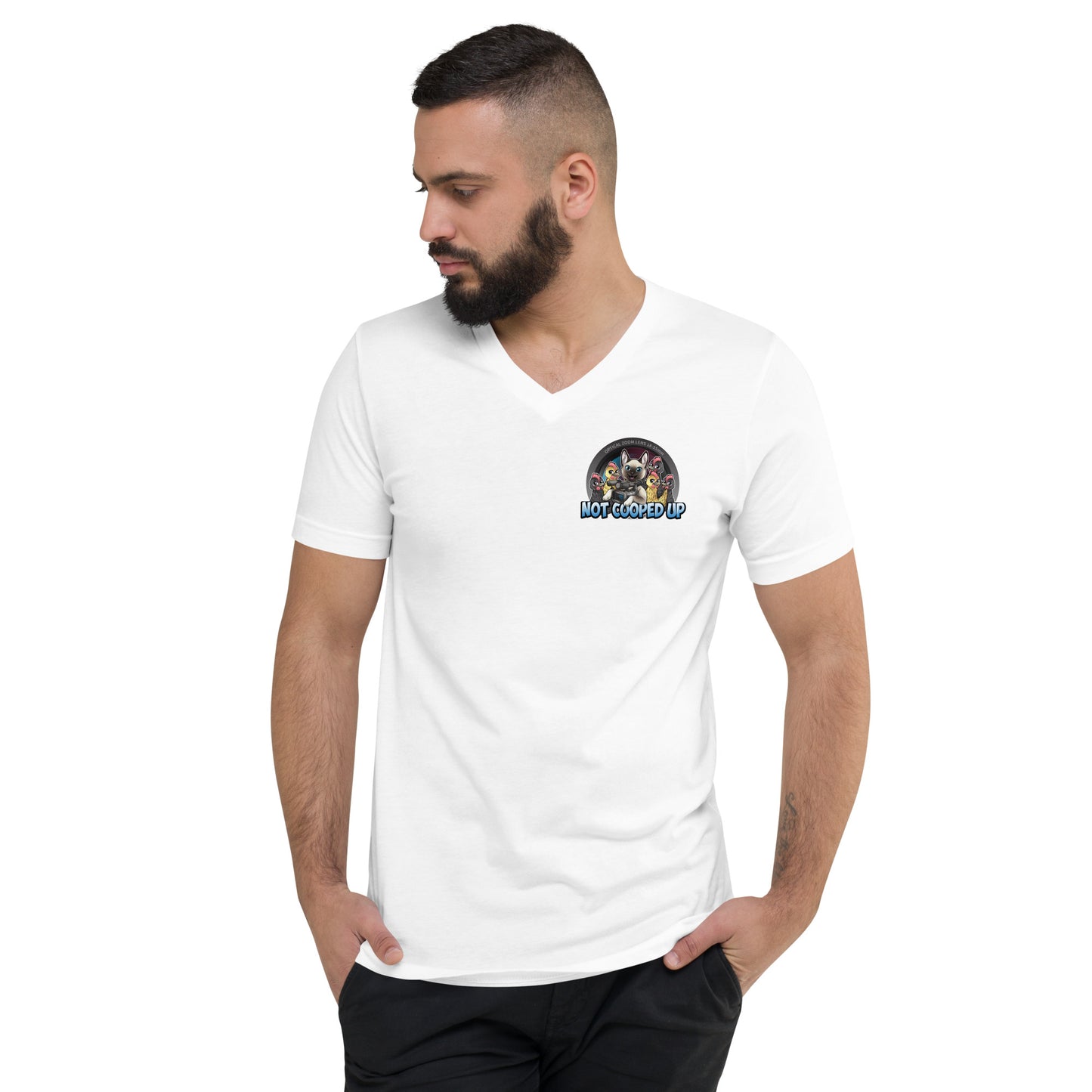 Short Sleeve Men's V-Neck T-Shirt